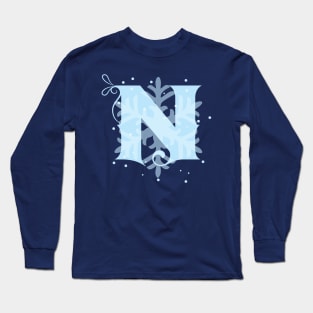 Winter Letter N Long Sleeve T-Shirt